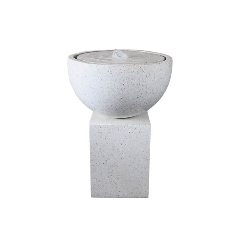น้ำล้นหินขัดเสริมฮวงจุ้ย ARTGARDEN & DECOR รุ่น TMF-0461 ขนาด 55*55*71 ซม. สีขาว_1
